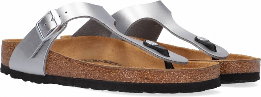 Birkenstock Gizeh Kids Slippers Hologram Silver Regular fit | Zilver | Imitatieleer - Foto 2