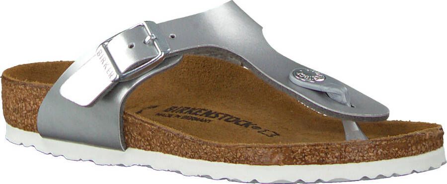 Birkenstock Zilveren Teenslippers Gizeh Kids