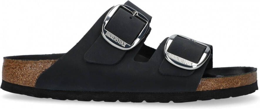 Birkenstock Zwarte Arizona Big Buckle Slippers