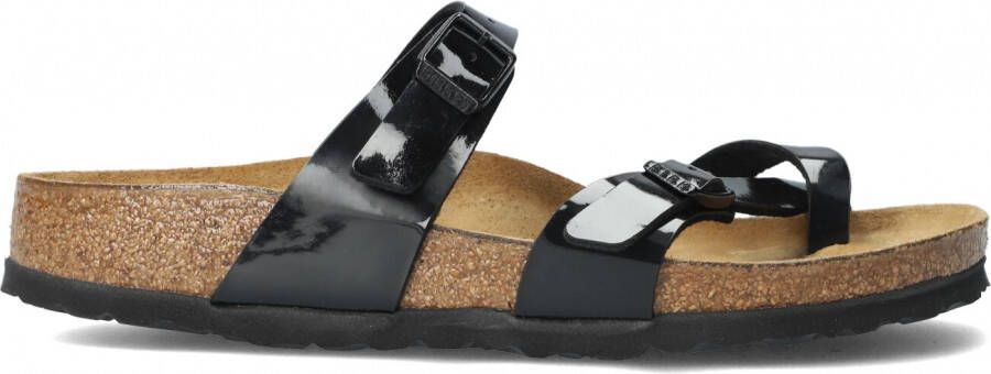 lied haag zone Birkenstock Mayari Dames Slippers Black Patent Narrow fit | Zwart |  Imitatieleer - Schoenen.nl