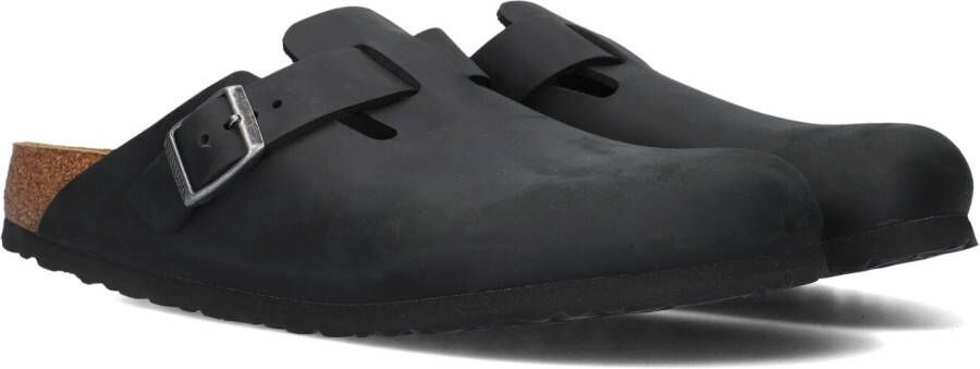 BIRKENSTOCK Zwarte Pantoffels Boston Heren