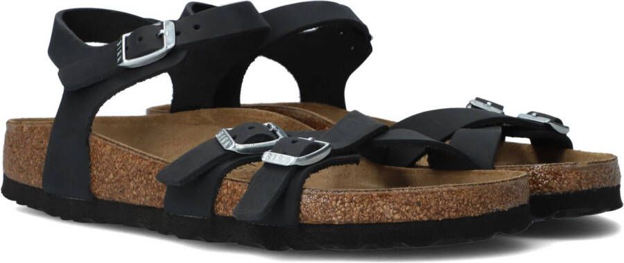 Birkenstock Zwarte Sandalen Kumba Dames