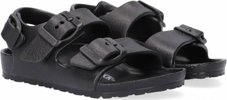 Birkenstock Milano Eva sandalen zwart Rubber Effen 32