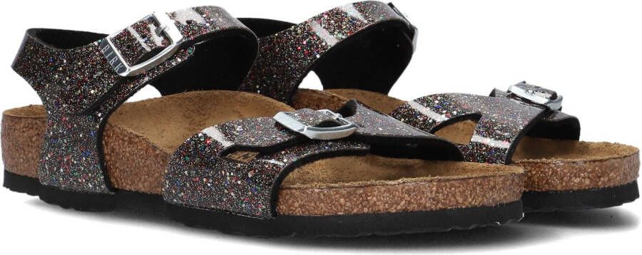 Birkenstock Kid's Rio BF Cosmic Sparkle Sandalen Narrow bruin