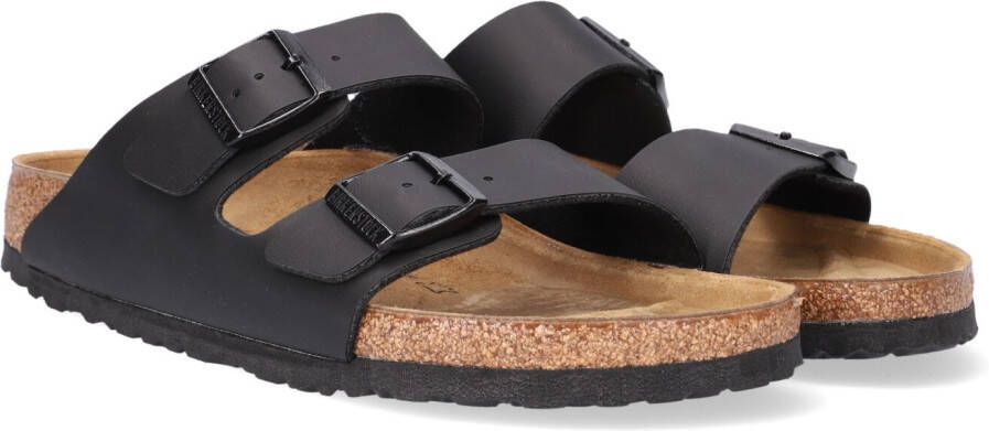 BIRKENSTOCK Slippers Arizona Leatherlook Zwart