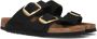 BIRKENSTOCK Slippers Dames Arizona Big Buckle Maat: 37 Materiaal: Nubuck Kleur: Zwart - Thumbnail 1