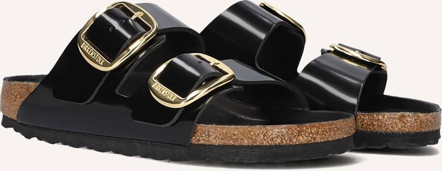 BIRKENSTOCK Slippers Dames Arizona Big Buckle Maat: 38 Materiaal: Nubuck Kleur: Zwart