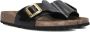 BIRKENSTOCK Slippers Dames Catalina Cushion Buckle Maat: 36 Materiaal: Leatherlook Kleur: Zwart - Thumbnail 1