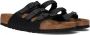 Birkenstock Florida SFB Regular Zwart Slippers Dames Size : - Thumbnail 1