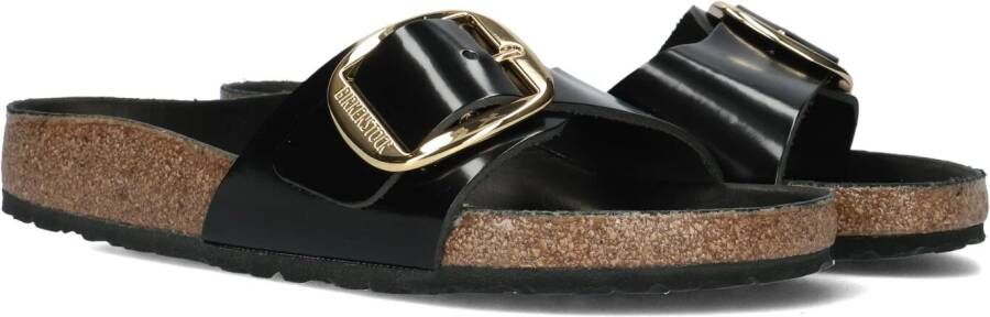 BIRKENSTOCK Slippers Dames Madrid Led Patent Maat: 43 Materiaal: Lakleer Kleur: Zwart