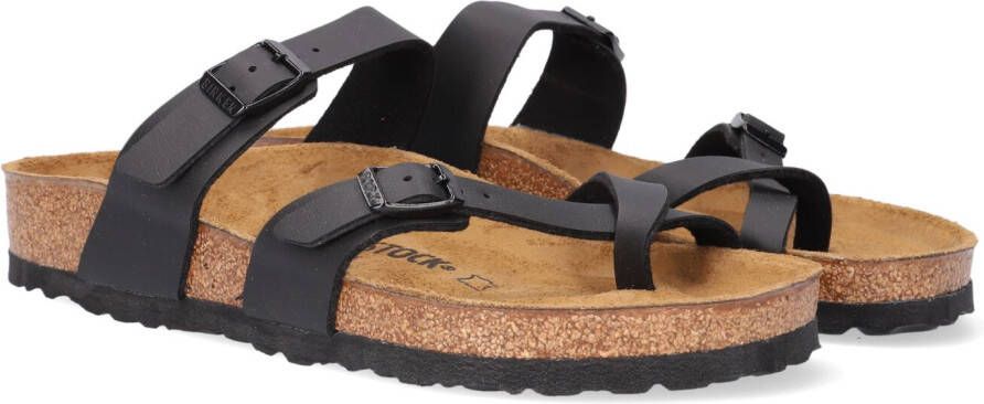 Birkenstock Slippers Mayari regular Birko-Flor Zwart Maat:35 - Schoenen.nl