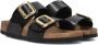 BIRKENSTOCK Slippers Dames Sydney Cushion Buckle Maat: 37 Materiaal: Leatherlook Kleur: Zwart - Thumbnail 1