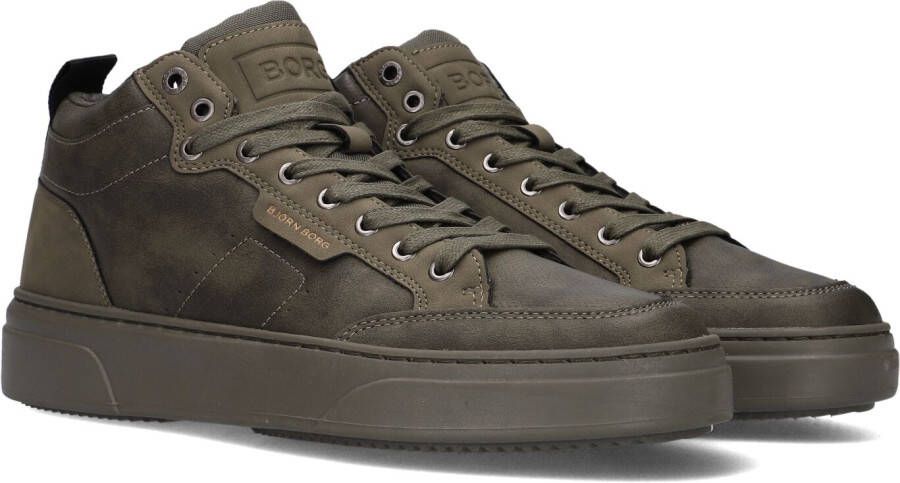 Björn Borg Trendy Heren Sneaker met Hoogwaardige Materialen Green Heren