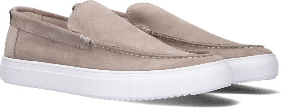 Blackstone Giulio Carlo Weathered Teak Slip-ons Beige Heren