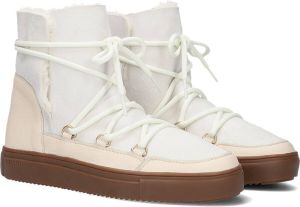 Blackstone UKI UL87 OFF WHITE HIGH-TOP SHEEPSKIN Vrouw Beige