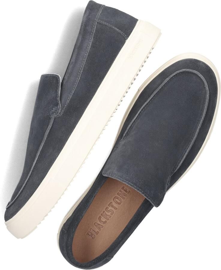 BLACKSTONE Loafers Heren Barron Maat: 42 Materiaal: Leer Kleur: Blauw