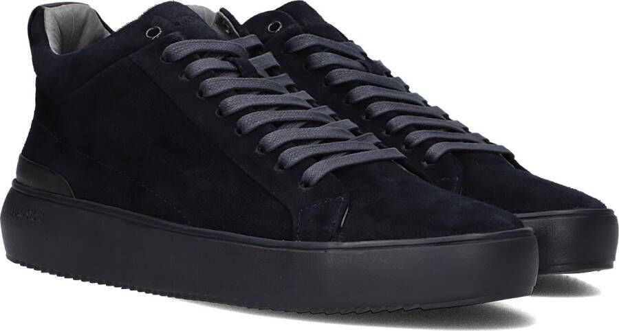 BLACKSTONE Lage Sneakers Heren Yg23 Maat: 41 Materiaal: Nubuck Kleur: Blauw
