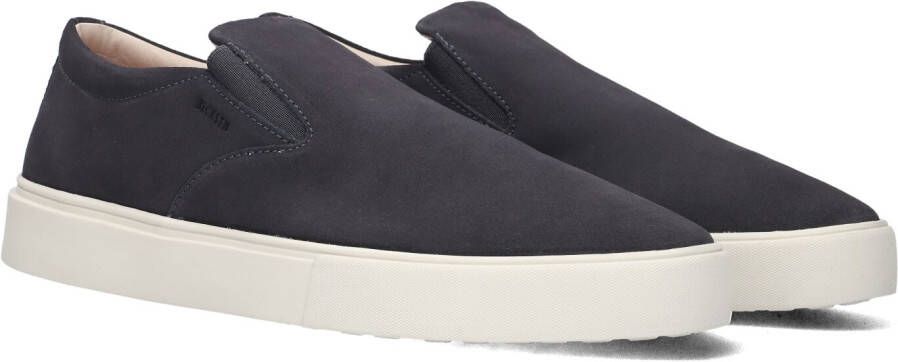 BLACKSTONE Loafers Heren Ruby Banks Maat: 43 Materiaal: Suède Kleur: Blauw
