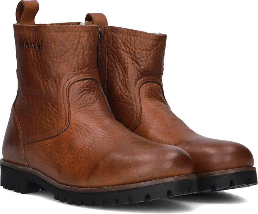 Blackstone OM63 OLD YELLOW MEN'S BOOT SHEEPSKIN Man Brown