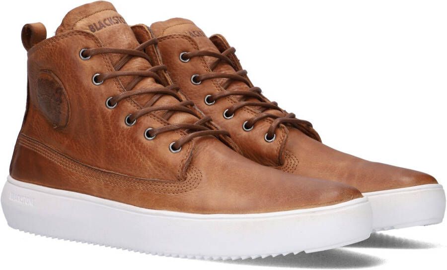 Blackstone Bruine Hoge Sneaker Aspen