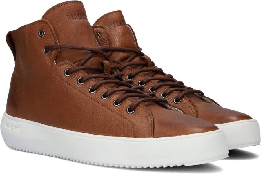 BLACKSTONE Hoge Sneakers Heren Yg09 Maat: 47 Materiaal: Leer Kleur: Bruin