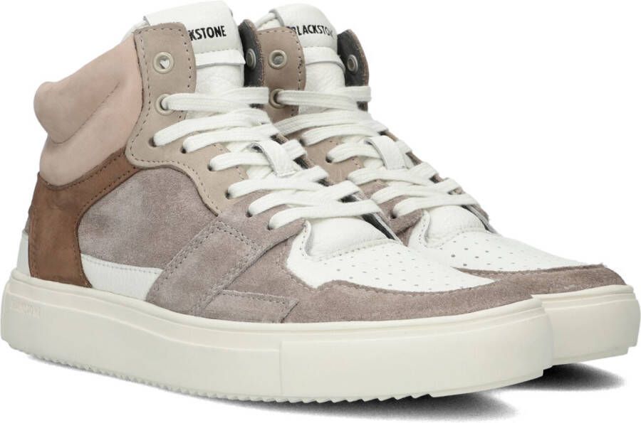 BLACKSTONE Hoge Sneakers Dames Yl52 Maat: 36 Materiaal: Suède Kleur: Bruin