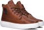 BLACKSTONE Hoge Sneakers Heren Aspen Maat: 47 Materiaal: Leer Kleur: Bruin - Thumbnail 1
