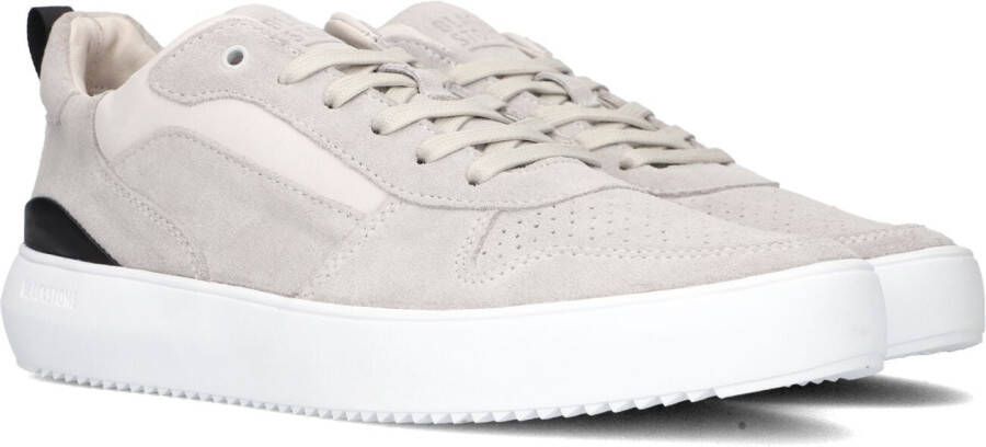 BLACKSTONE Lage Sneakers Heren Mykel Maat: 45 Materiaal: Suède Kleur: Grijs