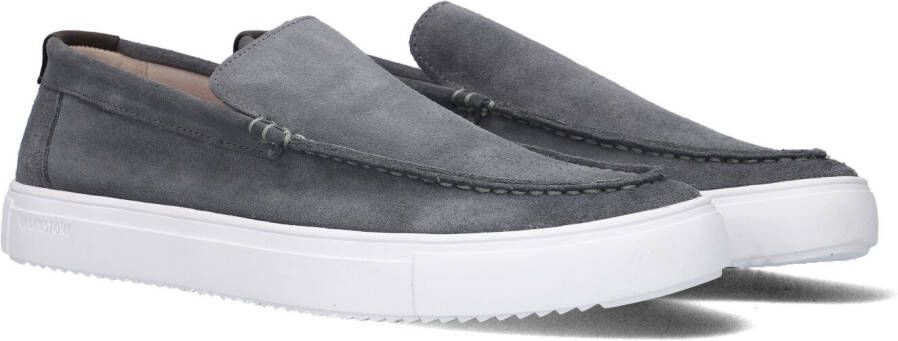 BLACKSTONE Loafers Heren Giulio Maat: 46 Materiaal: Suède Kleur: Grijs