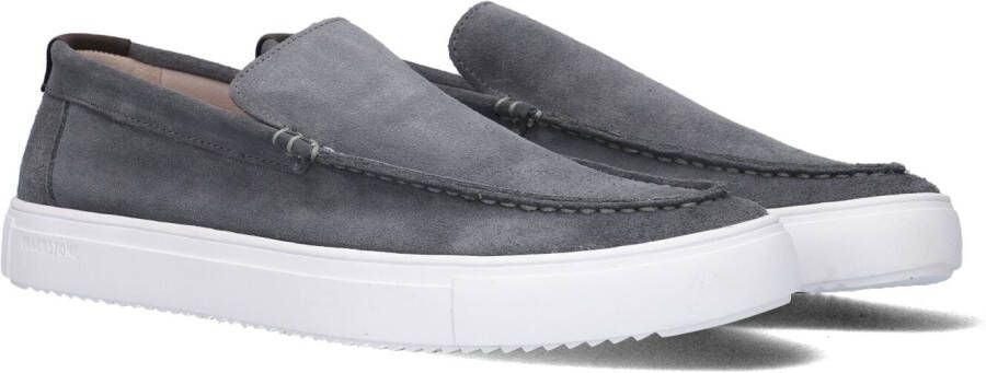 BLACKSTONE Loafers Heren Giulio Maat: 41 Materiaal: Suède Kleur: Grijs