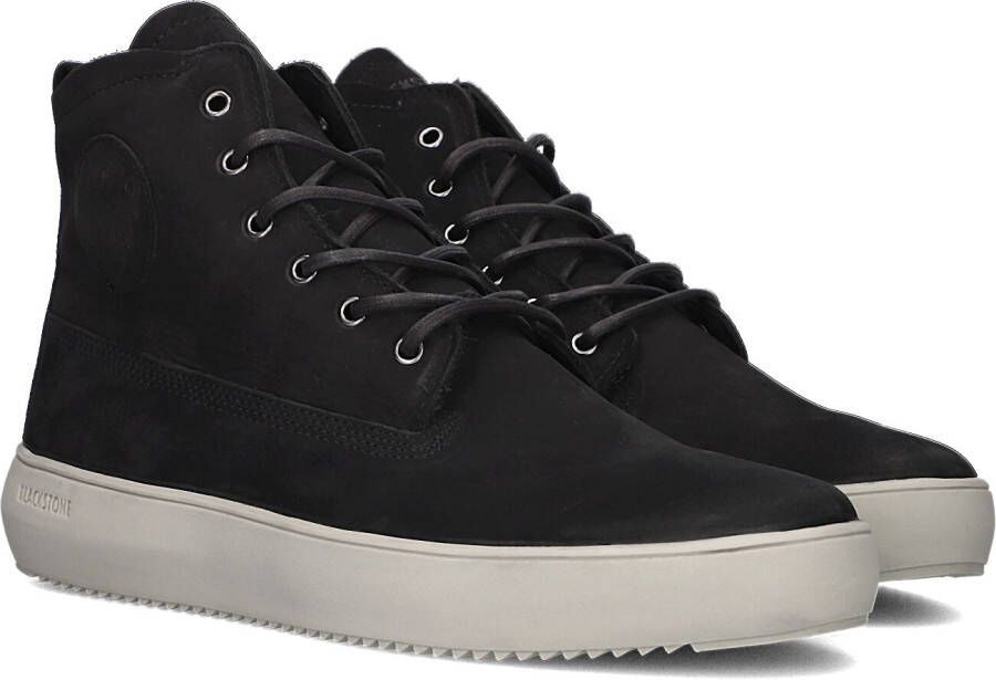 Blackstone ASPEN YG26 ASPHALT HIGH-SNEAKER SHEEPSKIN Man Black