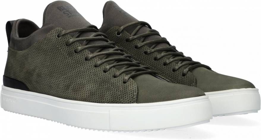 Blackstone Sneakers Heren Hoge sneakers Herenschoenen Nubuck SG28 Groen