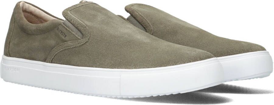 BLACKSTONE Loafers Heren Bg140 Maat: 46 Materiaal: Leer Kleur: Groen