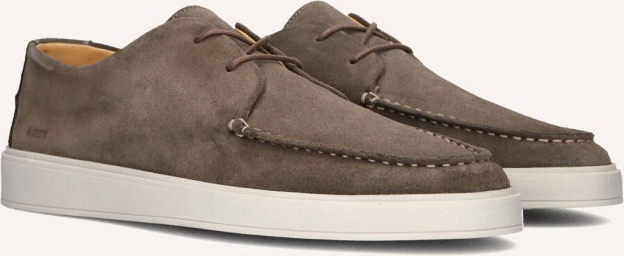 BLACKSTONE Loafers Heren Zuko Luca Low Maat: 40 Materiaal: Suède Kleur: Groen
