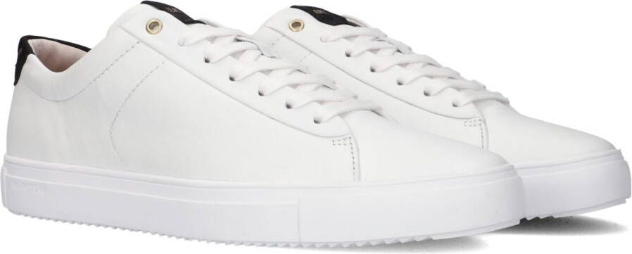 Blackstone Minimalistische Witte Nero Lage Sneaker White Heren
