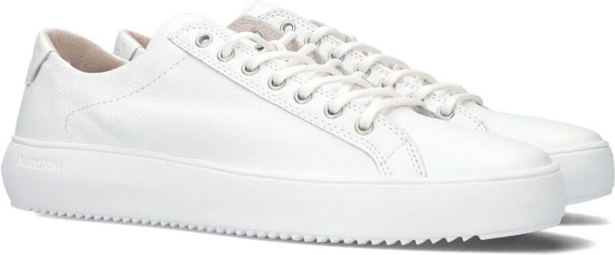 BLACKSTONE Lage Sneakers Heren Morgan Low Maat: 46 Materiaal: Leer Kleur: Wit
