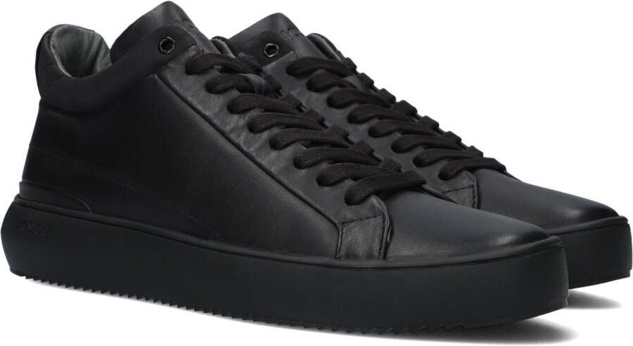 Blackstone TREVOR YG21 BLACK MID SNEAKER Man Black