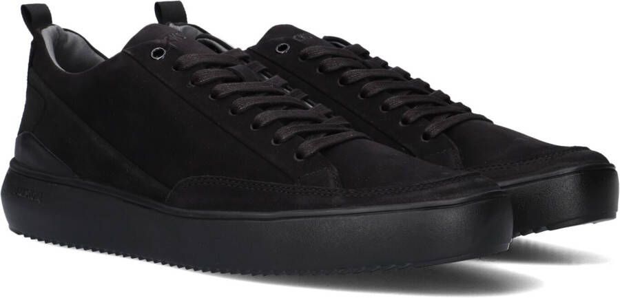 Blackstone Luxe Sneaker met Diagonale Lijn Black Heren