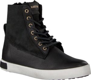 Blackstone QL46 BLACK HIGH SNEAKER FUR Vrouw Black