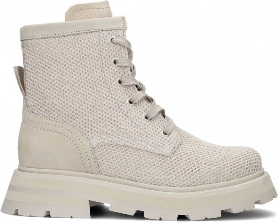 B.l.a.h Footwear Maria Veterboots Laarzen Met Veters Dames Beige