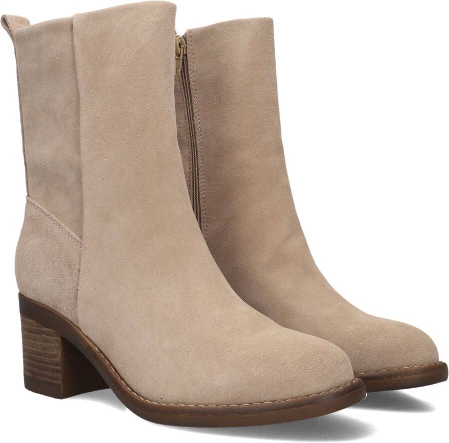 BLASZ Shn2581-09 Enkellaarsjes Enkelboots met rits Dames Beige