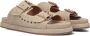 BLASZ Slippers Dames Lpmag-07 Maat: 39 Materiaal: Suède Kleur: Beige - Thumbnail 1