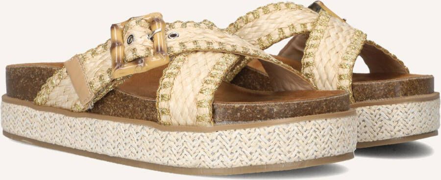 BLASZ Slippers Dames 0663-3 Maat: 42 Materiaal: Raffia Kleur: Beige