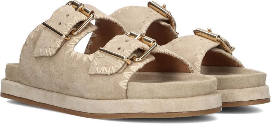 BLASZ Slippers Dames Mag-40 Maat: 39 Materiaal: Suède Kleur: Beige