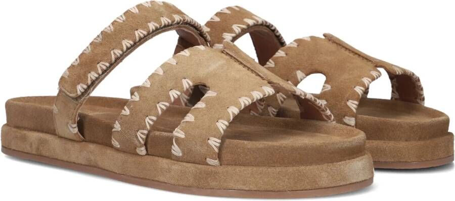 BLASZ Slippers Dames Mag-57 Maat: 42 Materiaal: Suède Kleur: Beige