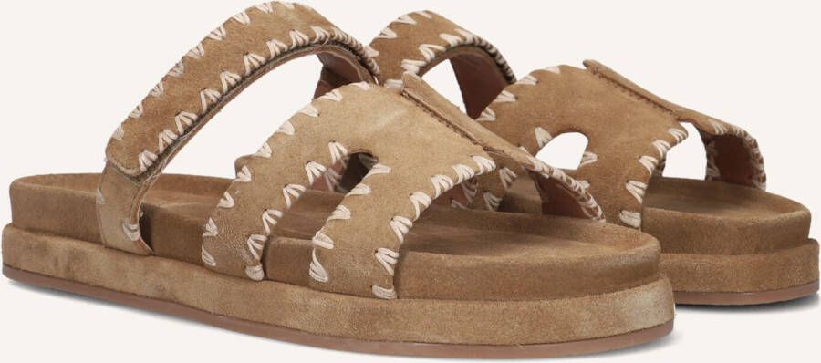 BLASZ Slippers Dames Mag-57 Maat: 38 Materiaal: Suède Kleur: Beige