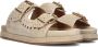 BLASZ Slippers Dames Maggie-07 Maat: 41 Materiaal: Suède Kleur: Beige - Thumbnail 1