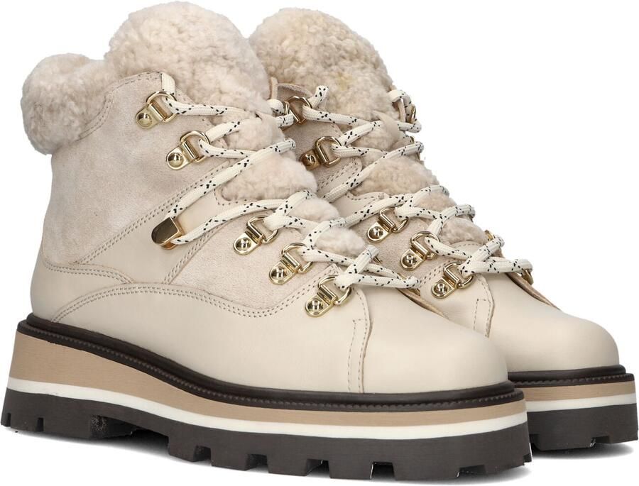 BLASZ Veterboots Dames 264 Maat: 39 Materiaal: Leer Kleur: Beige