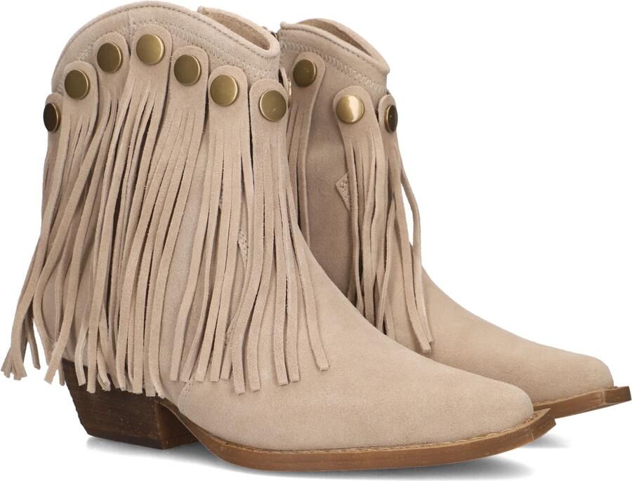 BLASZ Shn3a231-12 Enkellaarsjes Enkelboots met rits Dames Beige