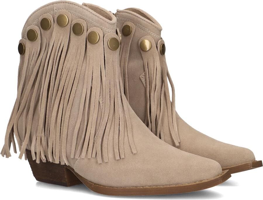 BLASZ Shn3a231-12 Enkellaarsjes Enkelboots met rits Dames Beige